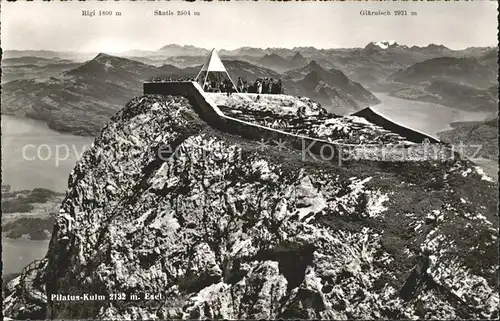 Pilatus Kulm Esel Vierwaldst?ttersee Panorama Kat. Pilatus Kulm