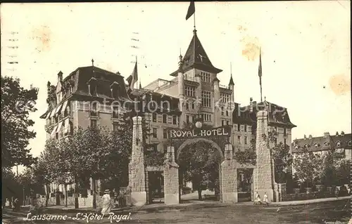 Lausanne VD Hotel Royal / Lausanne /Bz. Lausanne City