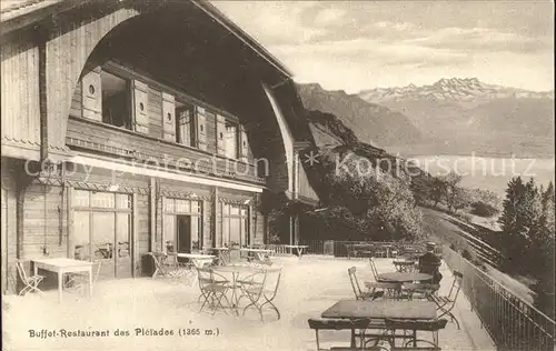 Les Pleiades Buffet Restaurant Terrasse Kat. Les Pleiades