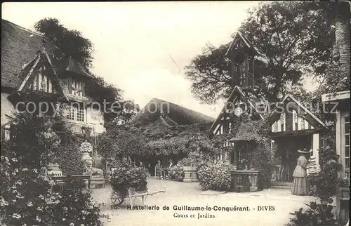 Dives Hostellerie de Guillaume la Conquerant Cours et Jardins Kat. Dives