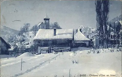 Chateau d Oex en hiver Kat. Chateau d Oex