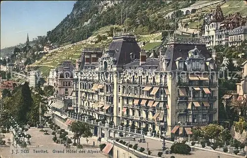Territet Grand Hotel des Alpes Kat. Territet