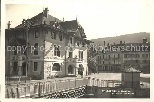 Vallorbe Casino et Place du Pont Kat. Vallorbe