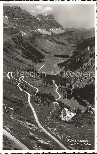 Klausenpass mit Urnerboden Kat. Klausen