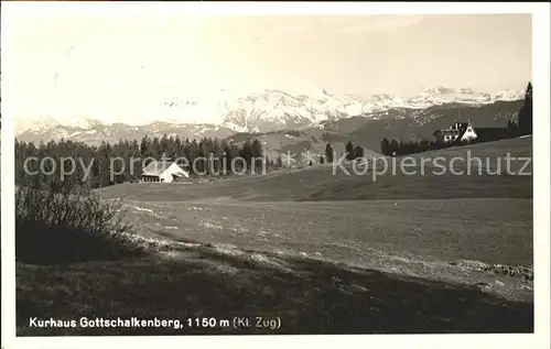 Alosen Kurhaus Gottschalkenberg mit Glarneralpen Kat. Alosen