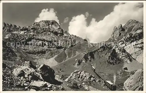 Pilatus Kulm Bergbahn Kat. Pilatus Kulm