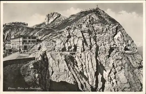 Pilatus Kulm Hotel mit Oberhaupt Kat. Pilatus Kulm