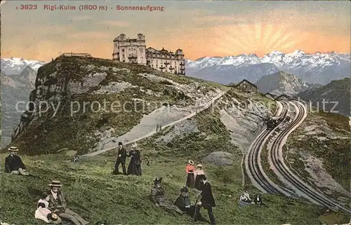 Rigi Kulm Hotel Rigibahn Panorama Kat. Rigi Kulm