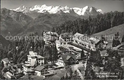 Rigi Kaltbad mit Berneralpen Kat. Rigi Kaltbad