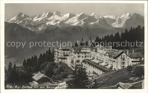 Rigi Kaltbad mit den Berneralpen Kat. Rigi Kaltbad