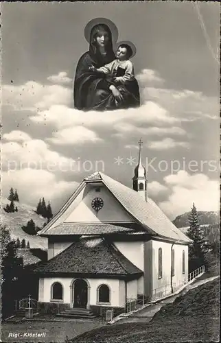 Rigi Kloesterli Kapelle Maria mit Kind Kat. Rigi Kloesterli