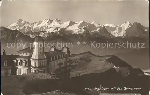 Rigi Kulm Hotel mit Berneralpen Kat. Rigi Kulm