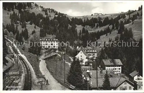 Rigi Kloesterli mit Rigibahn Kat. Rigi Kloesterli