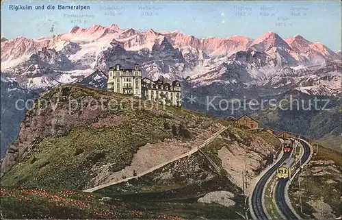 Rigi Kulm Hotel Bergbahn Berneralpen Kat. Rigi Kulm