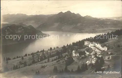 Rigi Kaltbad Panorama Kat. Rigi Kaltbad