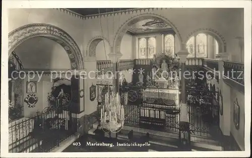 Wikon Marienburg Institutskapelle Kat. Wikon