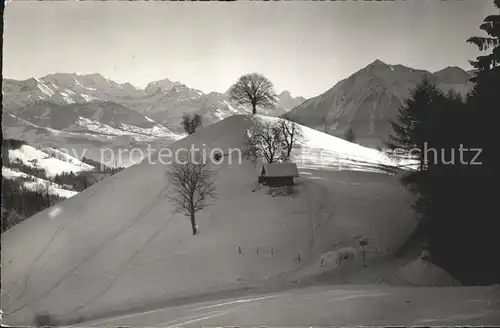 Heiligenschwendi Niesen Rinderhorn Kat. Heiligenschwendi