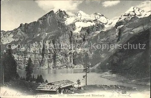 Oeschinensee mit Bluemlisalp Kat. Oeschinenhorn