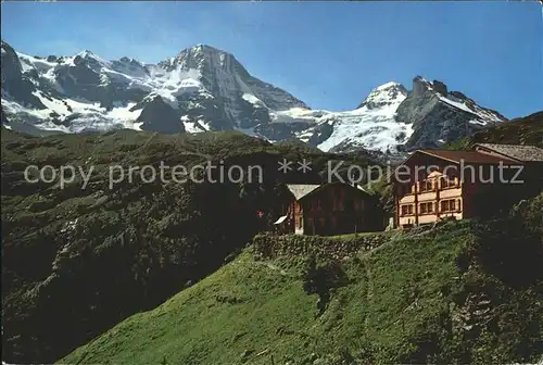 Stechelberg Obersteinberg Breithorn Tschingelhorn Lauterbrunnen Wetterhorn Kat. Stechelberg