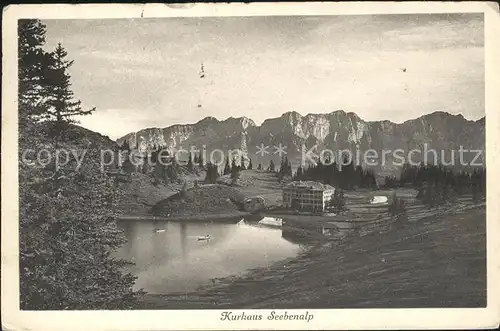 Oberterzen Kurhaus Seebenalp Kat. Oberterzen