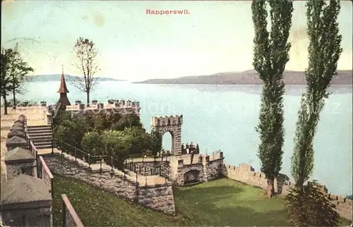 Rapperswil SG Zuerichsee Park Kat. Rapperswil SG