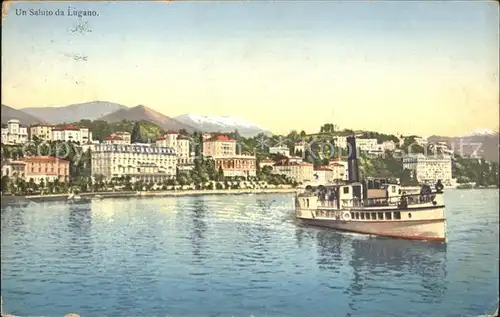 Lugano TI Lago Schiff Kat. Lugano