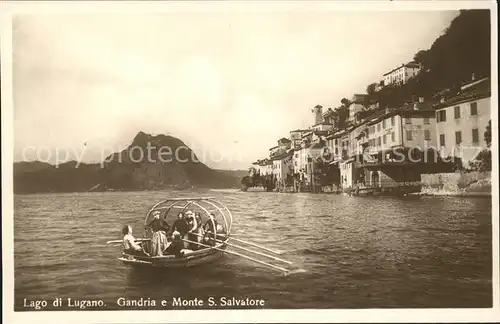 Gandria Lago di Lugano e Monte S. Salvatore Boot Kat. Gandria