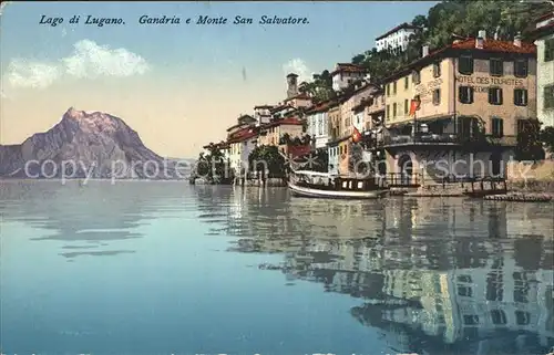 Gandria Lago di Lugano Lago Monte S. Salvatore Kat. Gandria