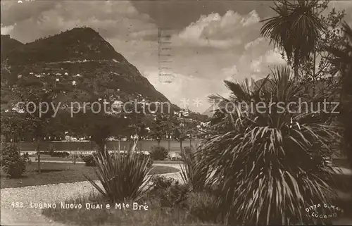 Lugano TI Quai Lago Monte Bre Kat. Lugano