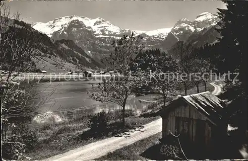 Lenk Simmental Lenkersee mit Wildstrubel Kat. Lenk Simmental