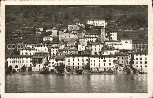 Gandria Lago di Lugano Haeuser am See Kat. Gandria