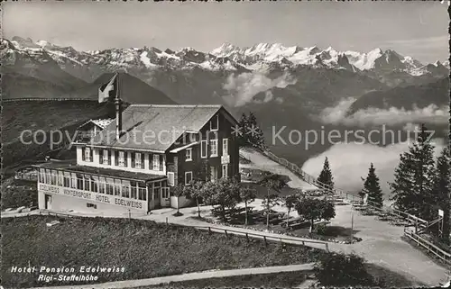 Rigi Staffel Hotel Pension Edelweiss  / Rigi-Staffel /Bz. Schwyz