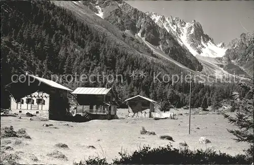 Champex Val d  Arpette le restaurant et col des Ecandies Kat. Champex