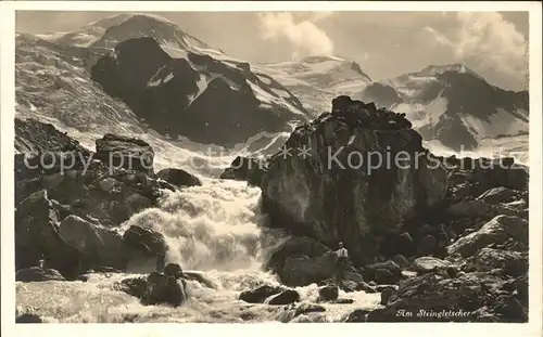 Sustenpass Am Steingletscher Kat. Susten