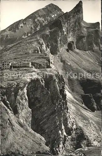 Gemmipass Wallis Hotel Wildstrubel Rinderhorn Plattenhorn Kat. Gemmipass