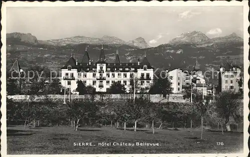 Sierre VS Hotel Chateau Bellevue / Sierre Siders /Bz. Sierre