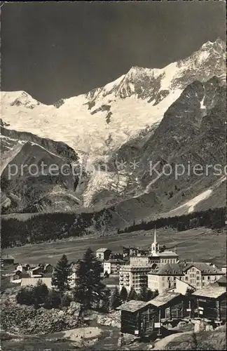 Saas Fee Fee Gletscher Alphubel Taeschhorn Dom Kat. Saas Fee