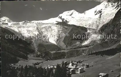 Saas Fee Alphubel Feegletscher Kat. Saas Fee