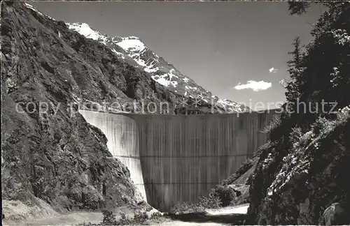 Mauvoisin Barrage Fionnay Rouge de Gietro Kat. Fionnay