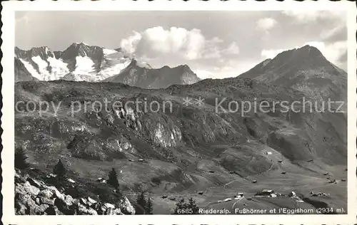 Riederalp Fusshoerner Eggishorn Kat. Riederalp