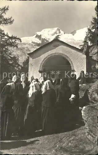 Saas Fee Maria hohen Stiege Alphubel Kat. Saas Fee