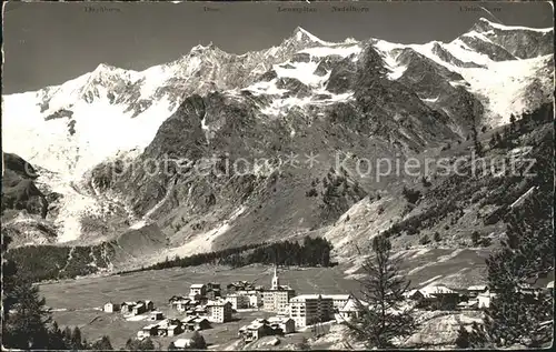 Saas Fee Feegletscher Hohbalengletscher Kat. Saas Fee