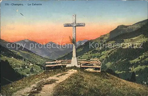 Champery Le Calvaire Kat. Champery