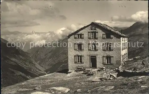 Saas Fee Berghotel Plattjen Bietschhorn Kat. Saas Fee