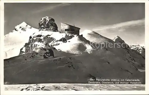 Weisshorn VS Planurahuette Catscharauls Gambrialis Duessistock  / Weisshorn /Rg. Randa