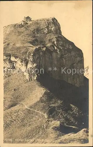 Hoher Kasten Gipfel Gasthaus Kat. Appenzeller Alpen