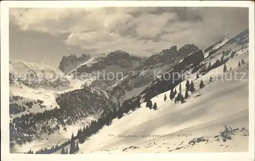 Hundstein Kreuzberge vom Alpspiegel Kat. Hundstein