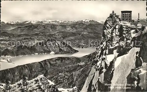 Monte Generoso Vista verso Lugano Kat. Monte Generoso