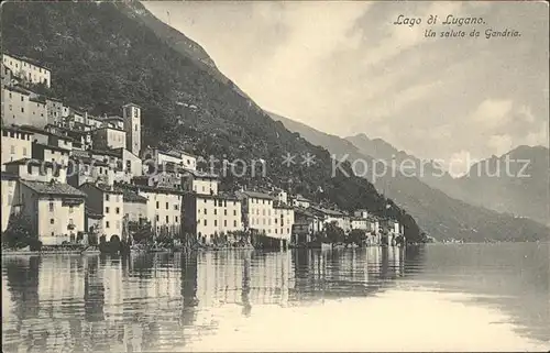 Gandria Lago di Lugano Ortsansicht Kat. Gandria