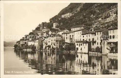 Gandria Lago di Lugano Ortsansicht Kat. Gandria